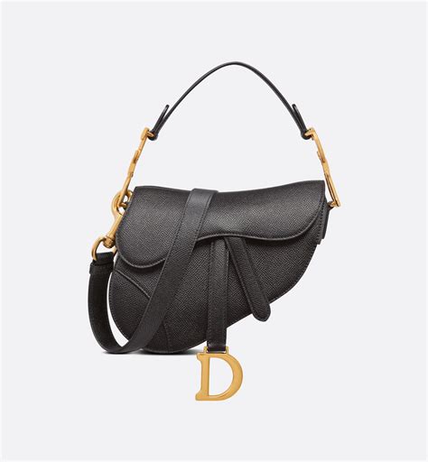 dior mini saddle bag black satin|dior mini saddle bag price.